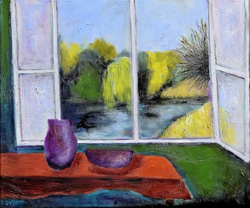 auf der suche 2024 Öl auf leinwand 60 x 50 2cm